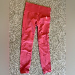 Gymshark Energy+ Seamless Leggings - Red. Size Medium.